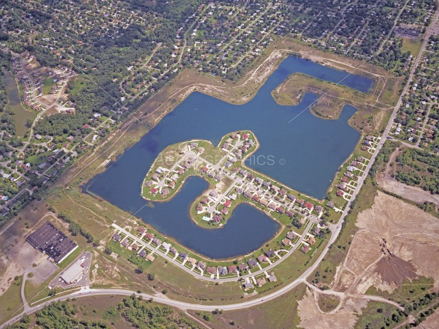 Clear Spring Lake in Macomb County, Michigan